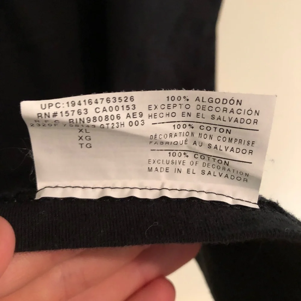 Champion Logo T Shirt Size Extra Large Black XL Champion T-shirt - Picture 4 of 6